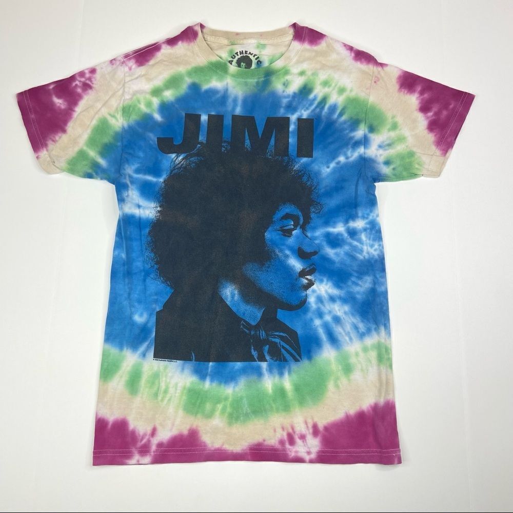 Jimi Hendrix Tie-Dye Short Sleeve Tee Size Small